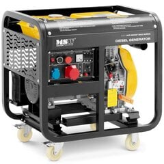 Mobiilne diiselgeneraator, MSW-AVR 8500F MAX EURO51, 240/400 V., 8500 W ., 10 kVA., 30 l. hind ja info | Generaatorid | kaup24.ee