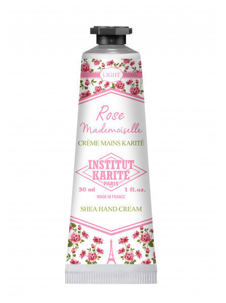 Kätekreem Institute Karite Paris Rose Mademoiselle Light Shea 30 ml цена и информация | Kehakreemid, losjoonid | kaup24.ee