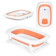 Складная ванночка со сливом, Ecotoys HA-B311, 81 см, оранжевая цена и информация | Maudynių prekės | kaup24.ee