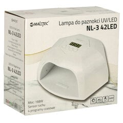 UV LED küünelamp, NL-3 42LED, 168 W. hind ja info | Meigipintslid, -käsnad | kaup24.ee