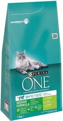 Purina One kuivtoit kassidele, kalkuniga, 1,5 kg цена и информация | Сухой корм для кошек | kaup24.ee