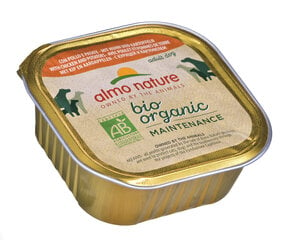 Almo Nature Daily Menu BIO Dog märgtoit kana ja kartuliga, 300 g hind ja info | Konservid koertele | kaup24.ee