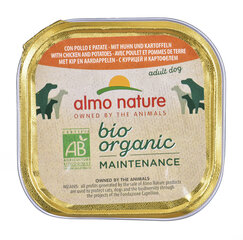 Almo Nature Daily Menu BIO Dog märgtoit kana ja kartuliga, 300 g hind ja info | Konservid koertele | kaup24.ee