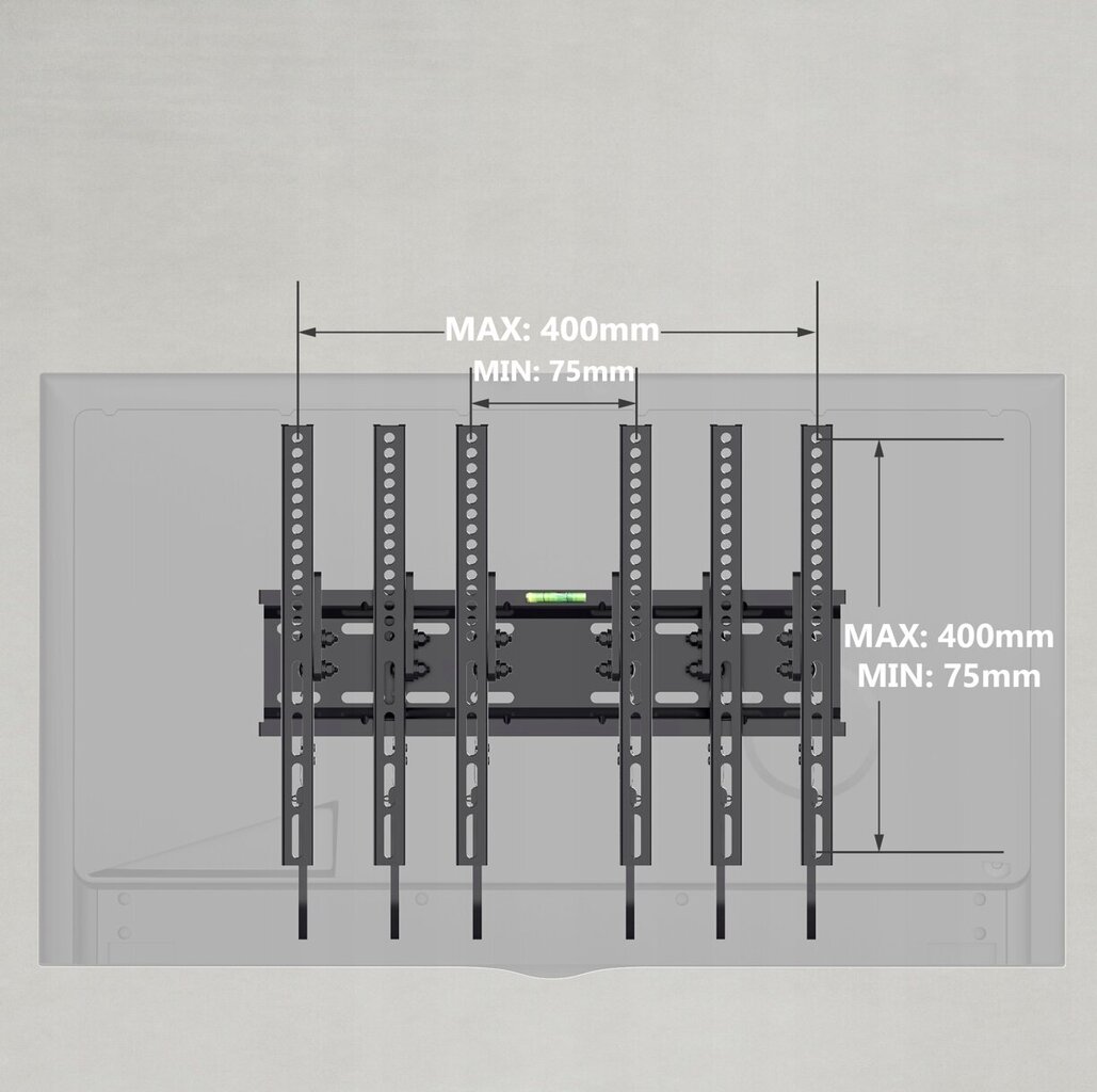 Televiisori kinnitus MightyMount, 23-55" цена и информация | Teleri seinakinnitused ja hoidjad | kaup24.ee
