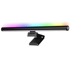 Elight I8 Pro 2в1 ПК Монитора & Портативного ПК 10W Led Лампа 42cm с RGB цветной подсветкой Черный цена и информация | Настольные лампы | kaup24.ee