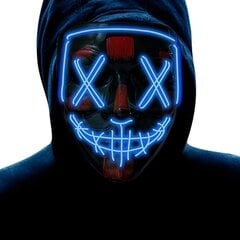 LED Halloweeni mask Givenme XY001 hind ja info | Karnevali kostüümid | kaup24.ee