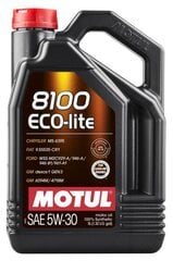 Mootoriõli Motul 8100 ECO-LITE 5W30, 5L hind ja info | Mootoriõlid | kaup24.ee