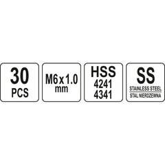 Keermeparanduskomplekt m6x1 17632 hind ja info | Käsitööriistad | kaup24.ee