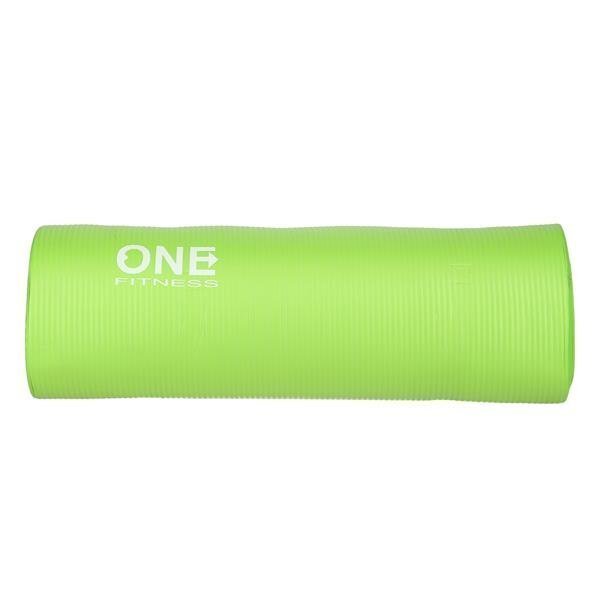 Joogamatt One Fitness NBR YM40 183x61x1,5 cm, roheline цена и информация | Joogamatid | kaup24.ee