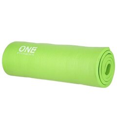 Joogamatt One Fitness NBR YM40 183x61x1,5 cm, roheline цена и информация | Коврики для йоги, фитнеса | kaup24.ee