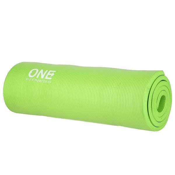 Joogamatt One Fitness NBR YM40 183x61x1,5 cm, roheline hind ja info | Joogamatid | kaup24.ee