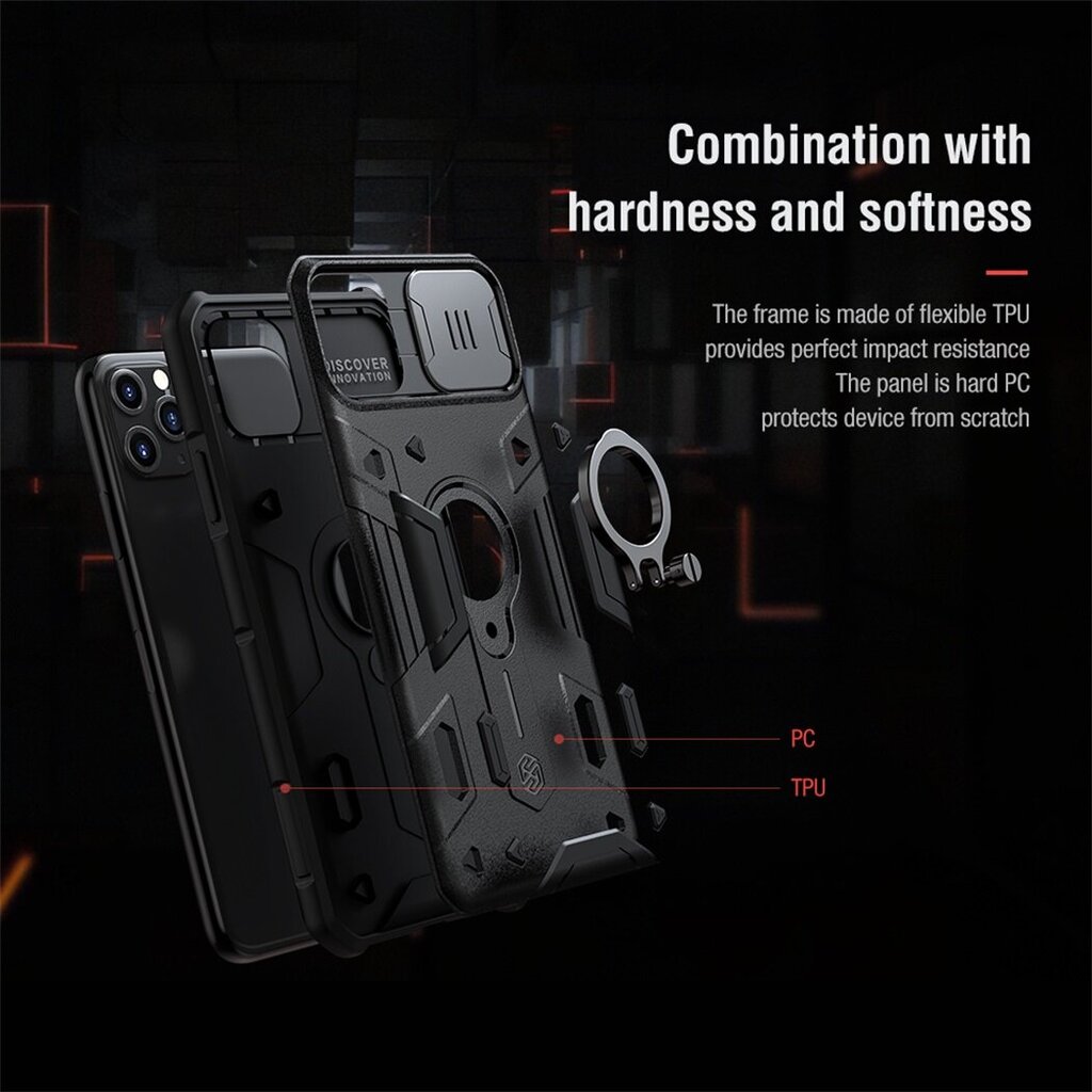 iPhone 11 12 Pro Max 12 mini ümbris CamShield Armor Case Slide CamShield Armor Case tugijala tagakaas iPhone 11 12 Pro jaoks – iPhone 11 Pro jaoks hind ja info | Telefoni kaaned, ümbrised | kaup24.ee