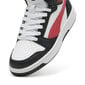 Puma Jalatsid Teismelistele Rebound V6 Mid Jr White Black Red 393831 16 393831 16/5 цена и информация | Spordi- ja vabaajajalatsid meestele | kaup24.ee