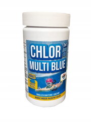 Chlortix Multi Blue väikesed tabletid basseinile 1kg 50 tk. цена и информация | Аксессуары для бассейнов | kaup24.ee