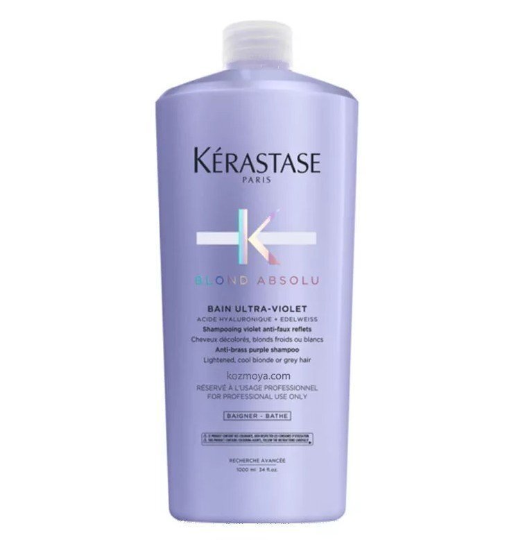 Kollast tooni neutraliseeriv šampoon heledatele juustele Kerastase Blond Absolu Bain Ultra-Violet 1000 ml цена и информация | Šampoonid | kaup24.ee