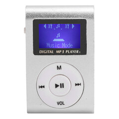 Портативный мини MP3 музыкальный плеер Sports BackClip LCD экран MP3 поддержка карт памяти (серебристый) цена и информация | Наушники | kaup24.ee