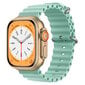 iWear S1 soonega pehme silikoonist 20 mm rihm Apple Watchile 49 mm / 45 mm / 44 mm / 42 mm heleroheline цена и информация | Nutikellade ja nutivõrude tarvikud | kaup24.ee