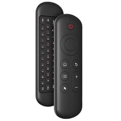 CP M5 LED 2in1 Universaalne Nutiteler / Sülearvuti pult Bluetooth / Juhtmevaba klaviatuuriga / 6-teljeline güroskoop Must hind ja info | Smart TV tarvikud | kaup24.ee