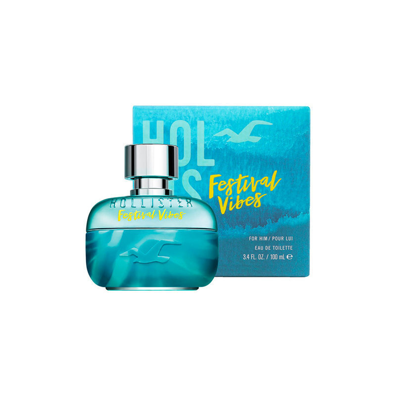 Tualettvesi meestele Hollister Festival Vibes EDT, 100 ml hind ja info | Meeste parfüümid | kaup24.ee