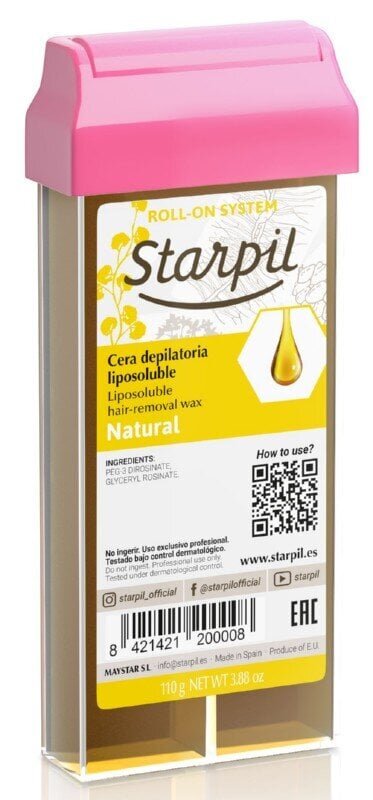 Naturaalne depilatsioonivaha Starpil Roll-on Natural 110 g hind ja info | Depileerimisvahendid | kaup24.ee