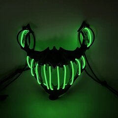 LED suumask roheline hind ja info | Karnevali kostüümid | kaup24.ee