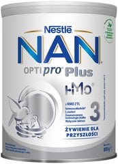 Piimasegu lastele alates 1. eluaastast Nestle NAN OPTIPRO Plus 3 TIN 800 g hind ja info | Piimasegu | kaup24.ee