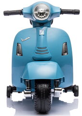 Электрический детский мотоцикл Vespa 35W со спинкой, голубой Sun Baby цена и информация | Электромобили для детей | kaup24.ee