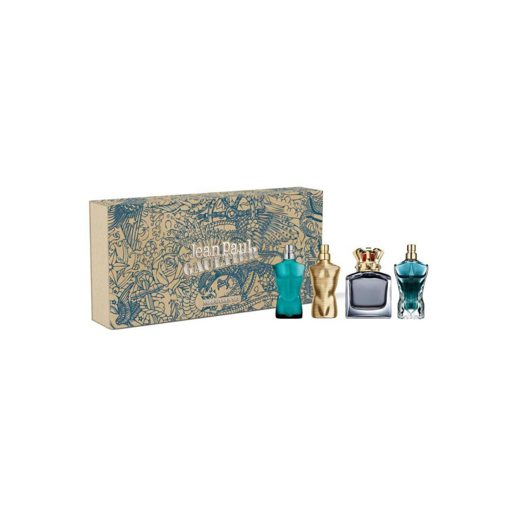 Miniatuurne parfüümikomplekt Jean Paul Gaultier Masculine Miniature Set EDT meestele, 4 x 7 ml цена и информация | Meeste parfüümid | kaup24.ee