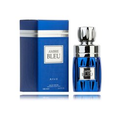 Parfüümvesi Lattafa Rave Ambre Bleu EDP meestele, 100 ml hind ja info | Meeste parfüümid | kaup24.ee