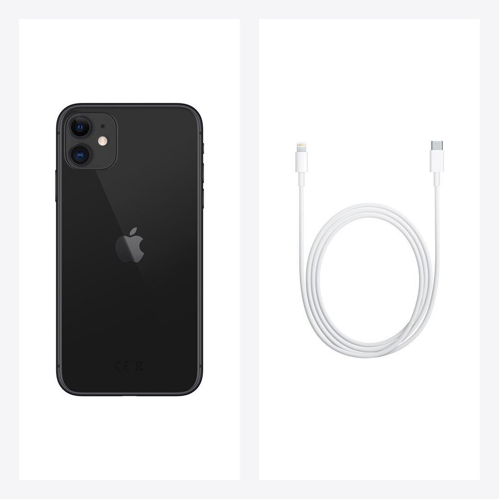 Apple iPhone 11 Dual SIM 4G 128 GB Black hind ja info | Telefonid | kaup24.ee