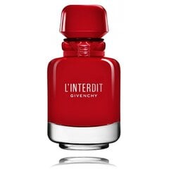 Lõhnavesi Givenchy L'Interdit Rouge Ultime EDP naistele, 80 ml hind ja info | Naiste parfüümid | kaup24.ee