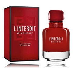 Lõhnavesi Givenchy L'Interdit Rouge Ultime EDP naistele, 80 ml hind ja info | Naiste parfüümid | kaup24.ee