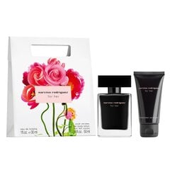 Kehahoolduse komplekt Narciso Rodriguez for Her EDT naistele: Tualettvesi 30 ml + kehakreem 50 ml hind ja info | Naiste parfüümid | kaup24.ee