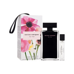 Tualettvesi komplekt Narciso Rodriguez For Her EDT naistele: Tualettvesi 100 ml + Lõhnavesi Pure Musc 10 ml цена и информация | Женские духи | kaup24.ee