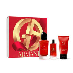 Kehahoolduse komplekt Giorgio Armani Si Passione EDP naistele: Lõhnavesi 100 ml + Lõhnavesi 15 ml + kehakreem 75 ml hind ja info | Naiste parfüümid | kaup24.ee