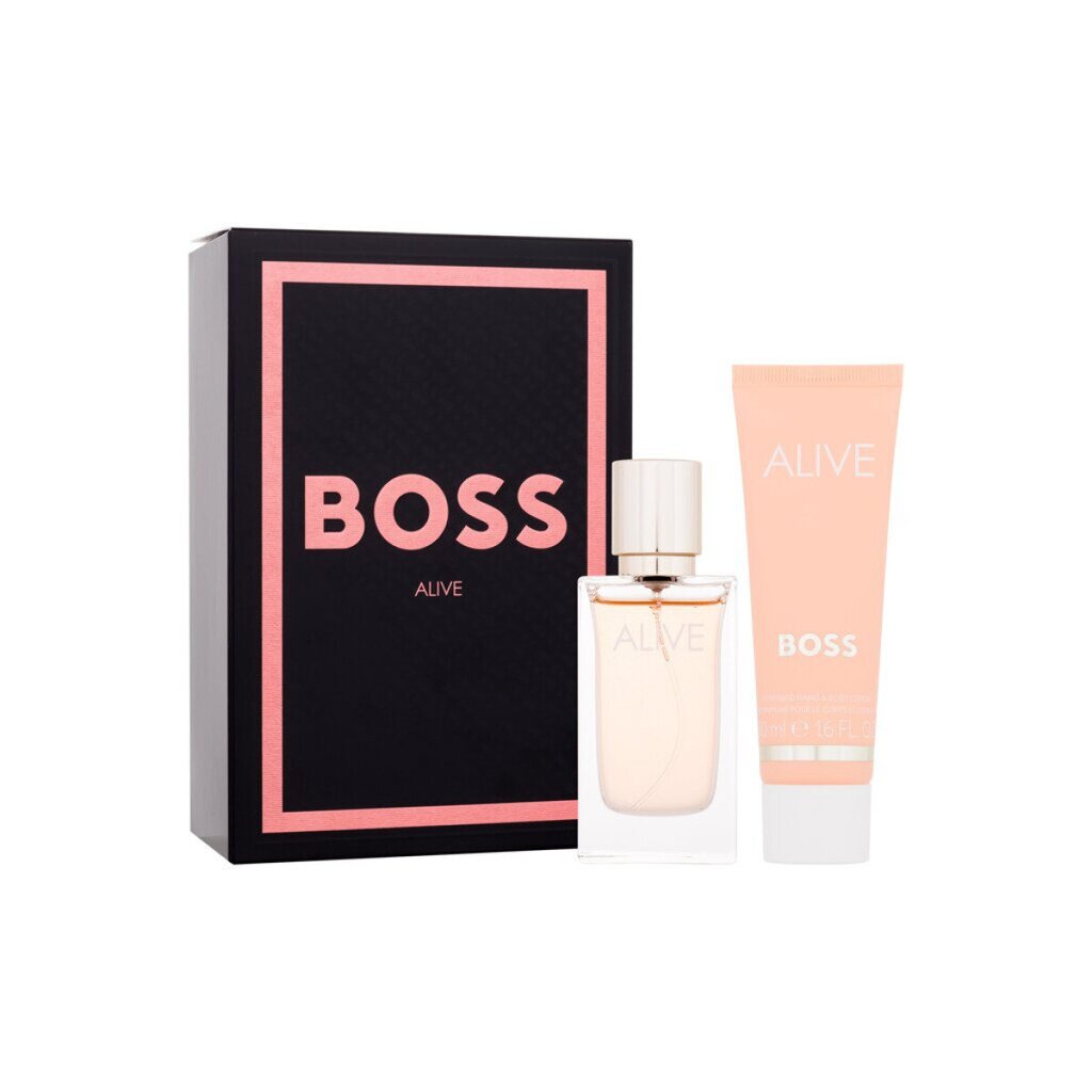 Kehahoolduskomplekt Hugo Boss Alive naistele: Lõhnavesi EDP, 30 ml + kehakreem, 50 ml hind ja info | Naiste parfüümid | kaup24.ee