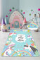 Asir laste vaip Cute Unicorn 100x200 cm hind ja info | Vaibad | kaup24.ee