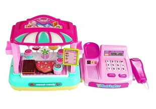 Pood kassa ja letiga "Pink", 35-osaline hind ja info | Tüdrukute mänguasjad | kaup24.ee