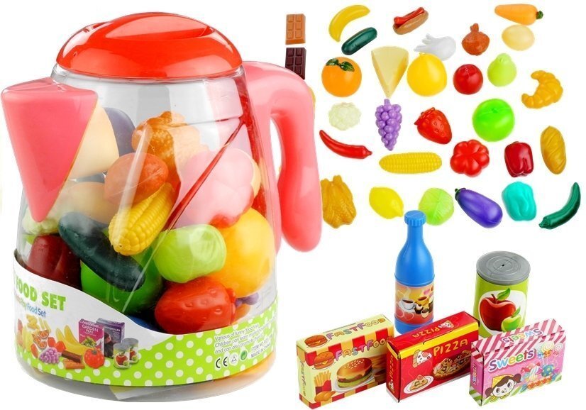 Mäng toiduained kannus, 50-osaline цена и информация | Tüdrukute mänguasjad | kaup24.ee