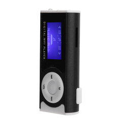 Портативный спортивный MP3-фонарик Mini BackClip LCD Mini Screen Music Media Player (черный) цена и информация | Наушники | kaup24.ee