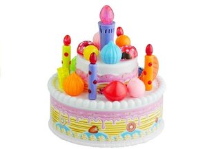 Mängu sünnipäevatort koos tarvikutega "Happy Birthday" цена и информация | Игрушки для девочек | kaup24.ee