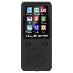 T1 Music MP3 MP4 Player 8G Bluetooth Поддержка 32G Карта памяти Круглые кнопки Черный цена и информация | Наушники | kaup24.ee