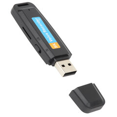 Диктофон в форме U-диска USB 2.0 Цифровой диктофон Флэш-накопитель Мини-аудиорекордер цена и информация | Наушники | kaup24.ee