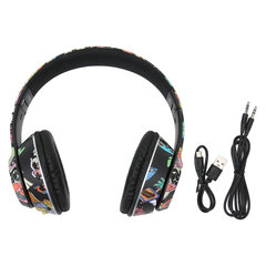 L750 Graffiti Bluetooth-гарнитура с RGB-лампой, поддержкой карт памяти, режимом LINEIN, беспроводная гарнитура с микрофоном для ПК и ноутбука цена и информация | Наушники | kaup24.ee