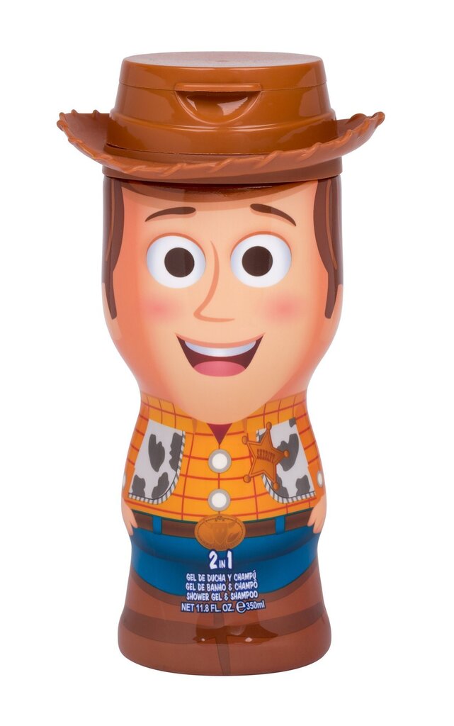 Šampoon ja dušigeel poistele Disney Lelulugu 4 (Toy Story 4) Woody 350 ml цена и информация | Laste ja ema kosmeetika | kaup24.ee