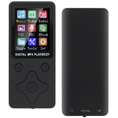 T1 Music MP3 MP4 Player 8G Bluetooth Поддержка 32G Карта памяти Ромбовидные кнопки Черный цена и информация | Наушники | kaup24.ee