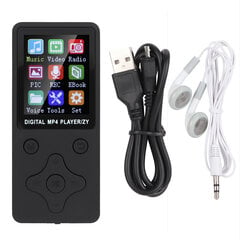 T1 Music MP3 MP4 Player 8G Bluetooth Поддержка 32G Карта памяти Ромбовидные кнопки Черный цена и информация | Наушники | kaup24.ee