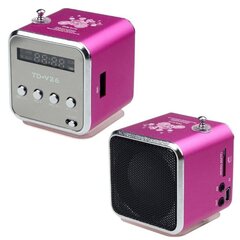 Kaasaskantav mini-USB kõlar MP3/4 muusikamängija tugi SD TF-kaart USB2.0 stereo-FM-raadio hind ja info | Kõrvaklapid | kaup24.ee