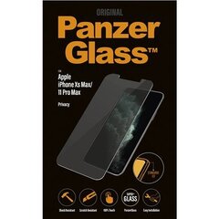 PanzerGlass kaitseklaas Privacy iPhone Xs Max/11 Pro Max hind ja info | Ekraani kaitsekiled | kaup24.ee