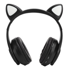 B39 Cat Ear Shape juhtmeta peakomplekt Bluetooth Armas mängukõrvaklapp muusika jaoks Kodu Sport Must hind ja info | Kõrvaklapid | kaup24.ee